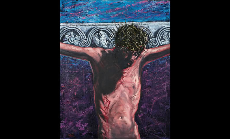 Razapeti krist 1996 100x80 up